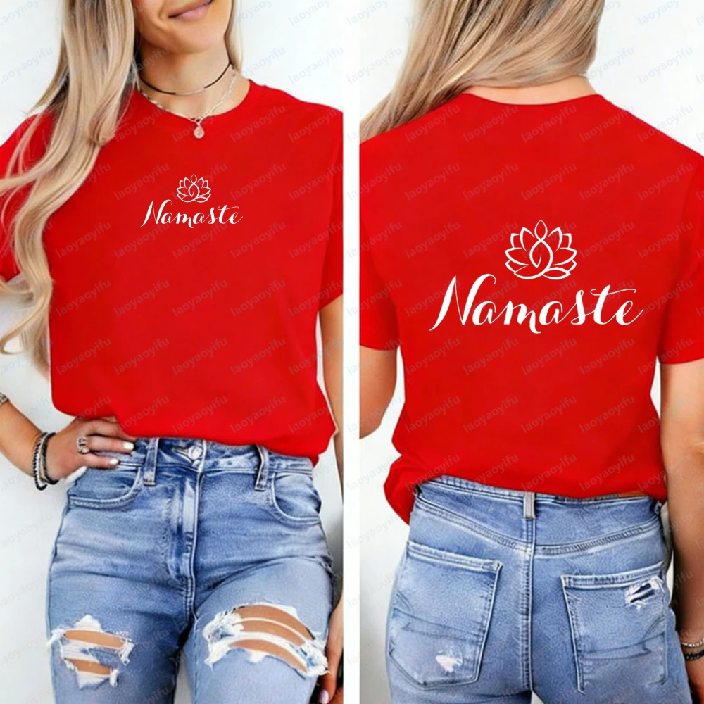 Maglietta Namaste di tendenza  - Yoga Pilates Girl recensione e prezzo