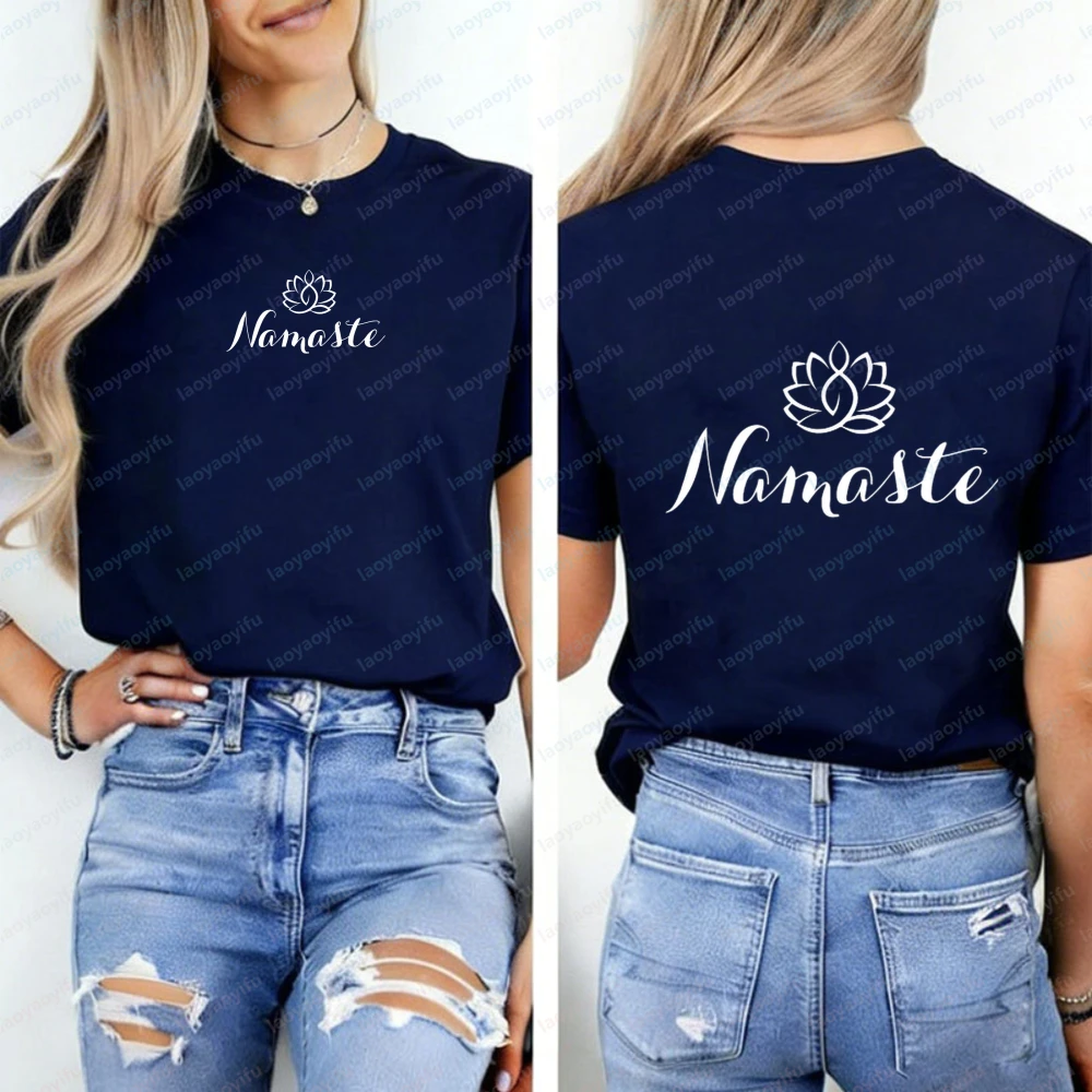 Maglietta Namaste di tendenza  - Yoga Pilates Girl recensione e prezzo