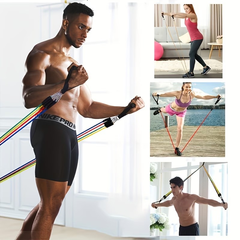 Set di Bande di Resistenza con - Pilates Yoga Reformer recensione e prezzo