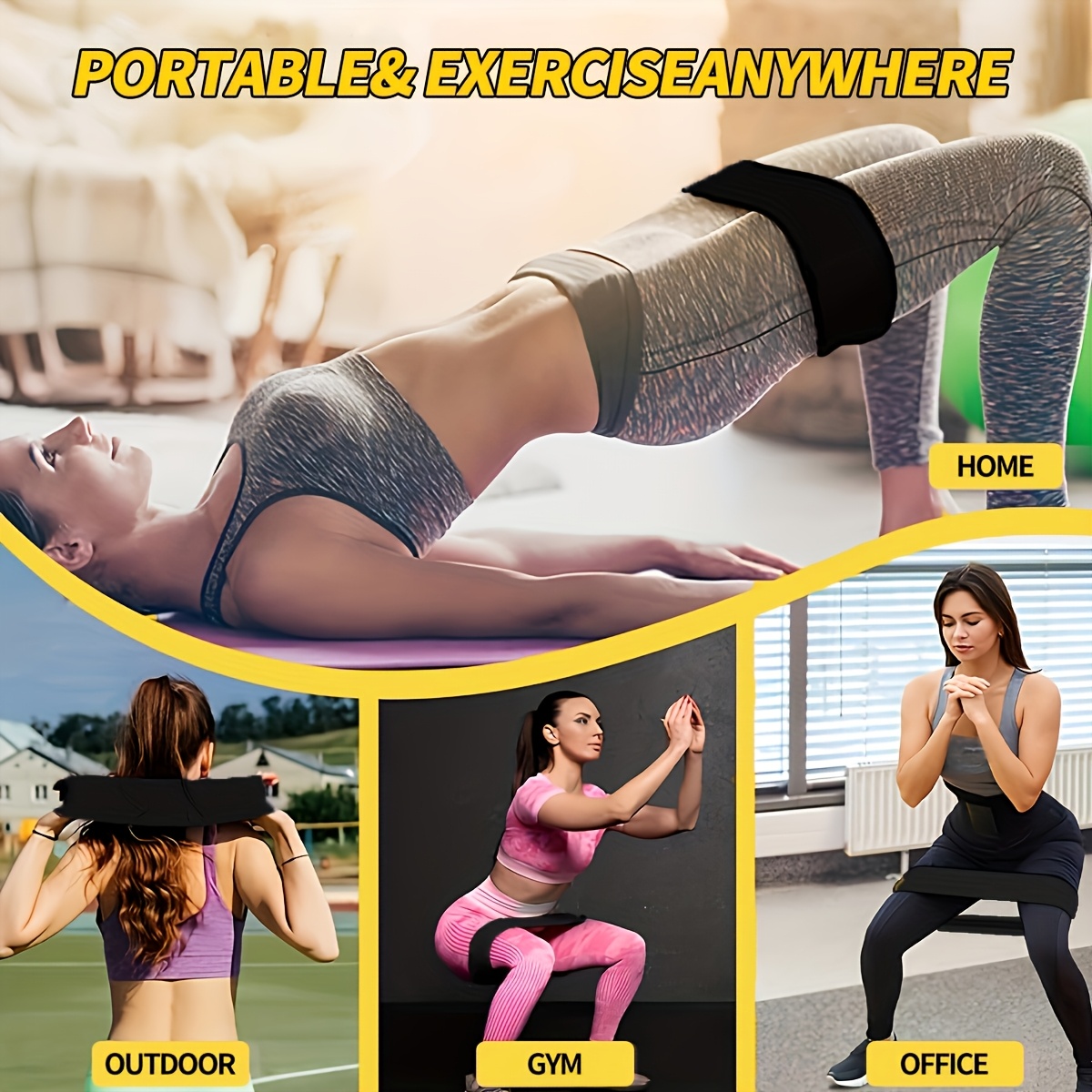 Set di 3 Fasce Elastiche di Re - Pilates Yoga Reformer recensione e prezzo