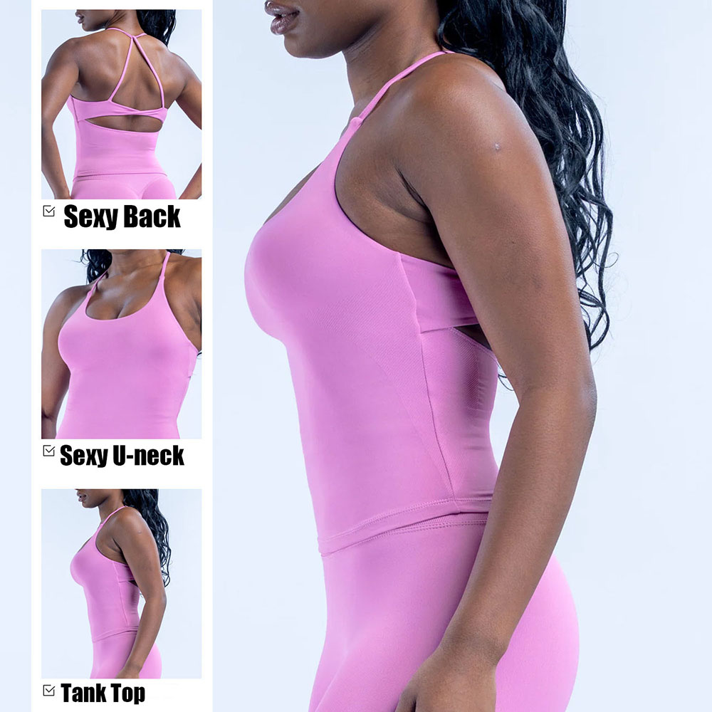 Top corto da yoga rosa Cloud H - Yoga Pilates Girl recensione e prezzo